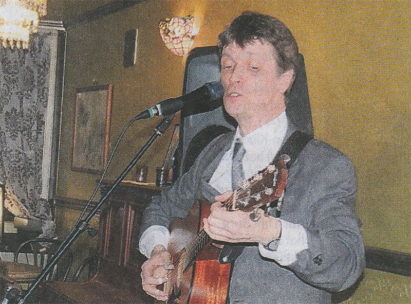 German Tyler bei seinem Auftritt im Mariechen in Springe