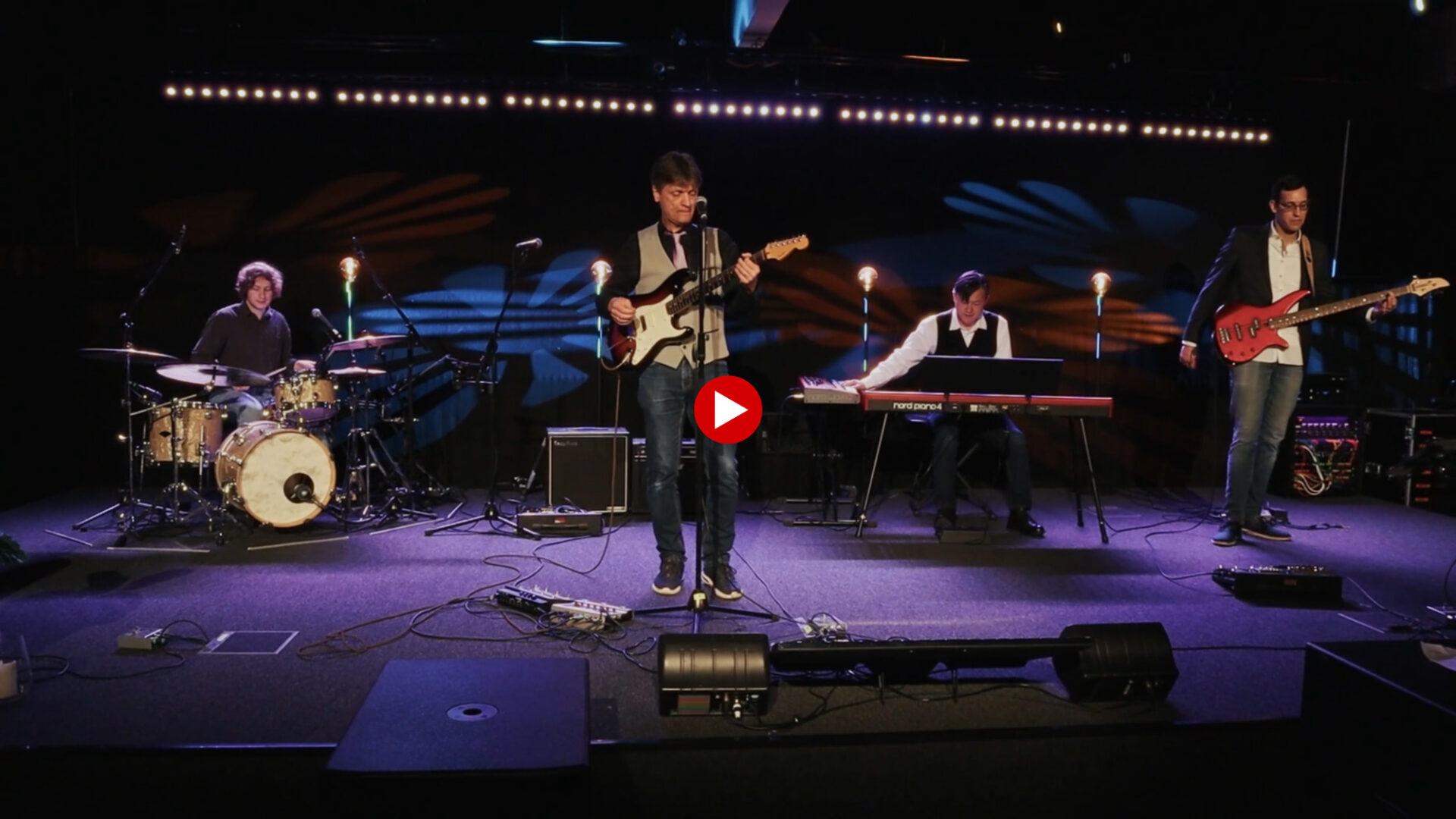 Die Band German Tyler & Friends live auf der Bühne